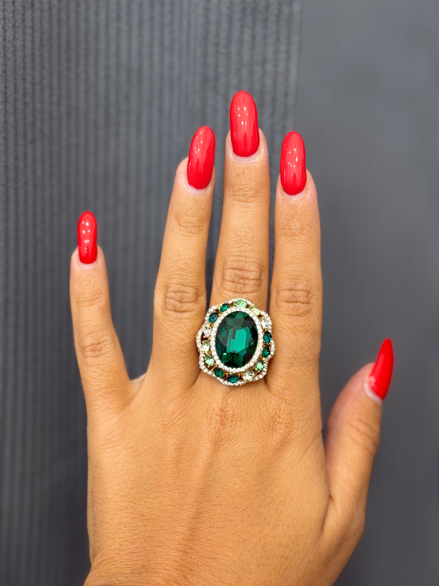 BAGUE - Émeraude royale
