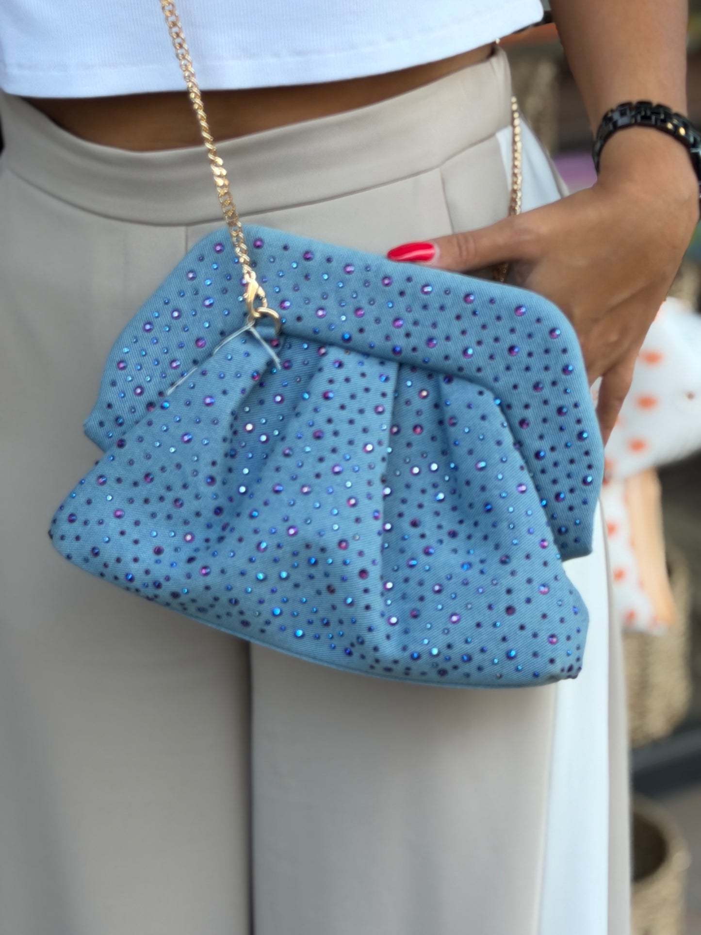 POCHETTE STRASS