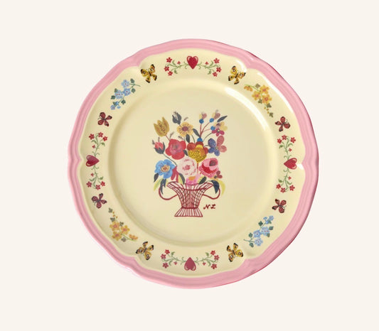 VINTAGE ASSIETTE À DESSERT - Pink, Nathalie Lété