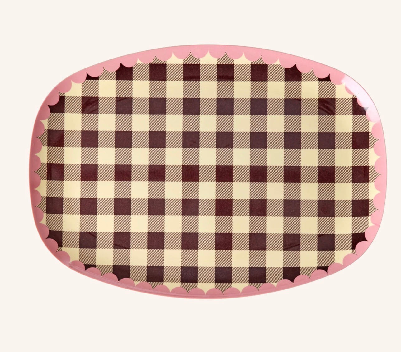 ASSIETTE/PLATEAU - Brun chocolat